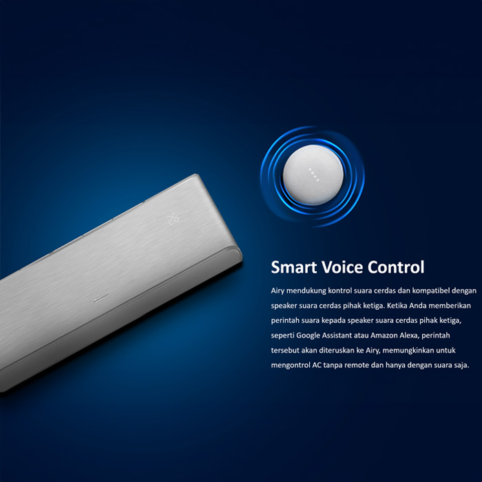 Gree AC Split Inverter Airy Series 1 PK Silver - GWC-09AIRY